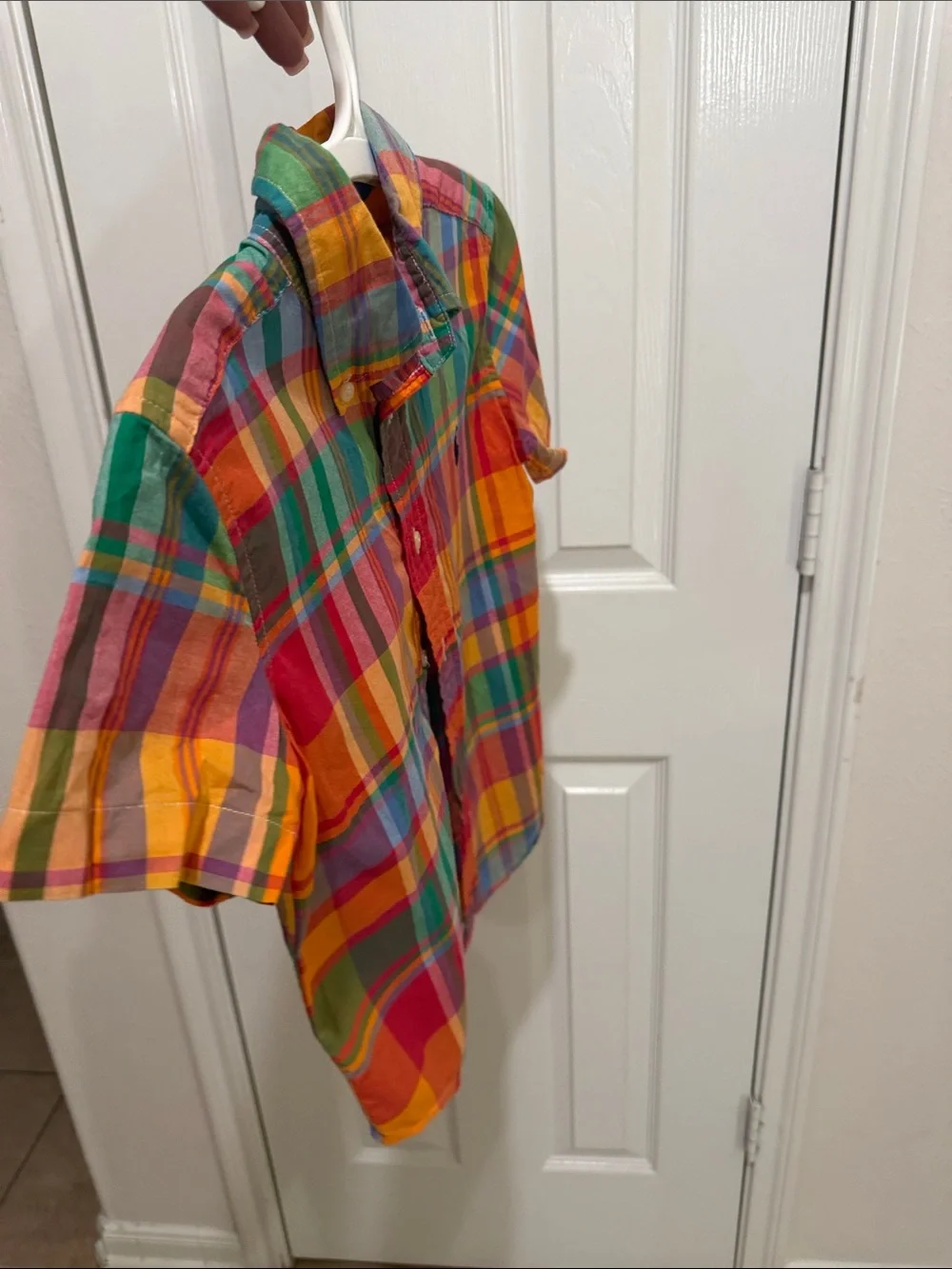 Ralph Lauren Kids Multicolor Plaid Button-Down Shirt - Red, Yellow, Green, Blue